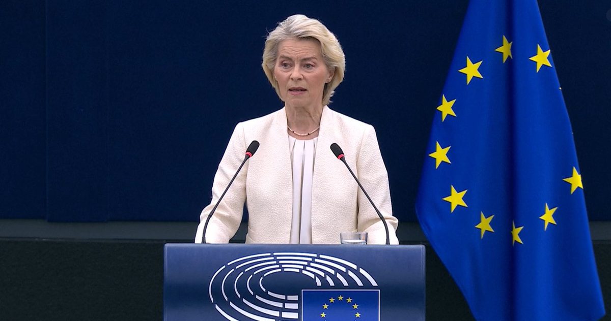 Orędzie o stanie Unii Europejskiej. Ursula von der Leyen w PE