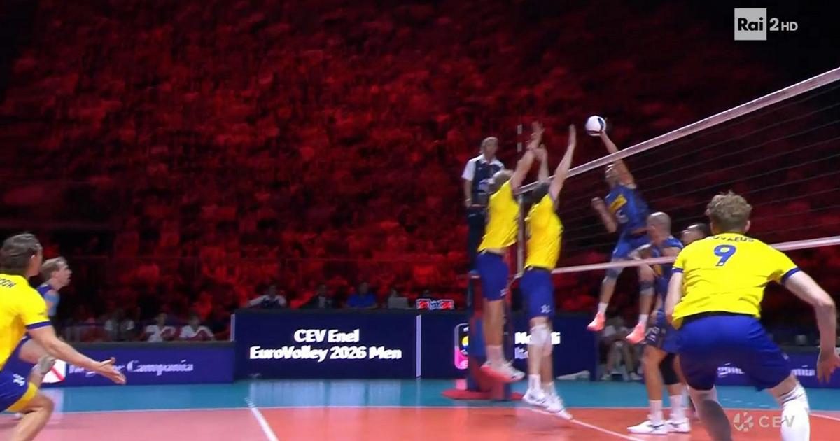 Volley, Italia-Svezia: la magia di Giannelli per il secondo set-point azzurro