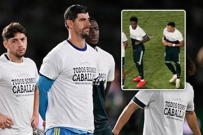 Ze krijgen er volop van langs op sociale media: Thibaut Courtois en Real-ploegmaats steunen Ceuta, maar daar doen Mbapp…