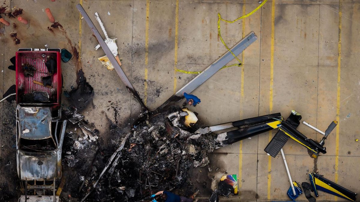NBC news helicopter crashes and kills at least 3 in LA neighborhood