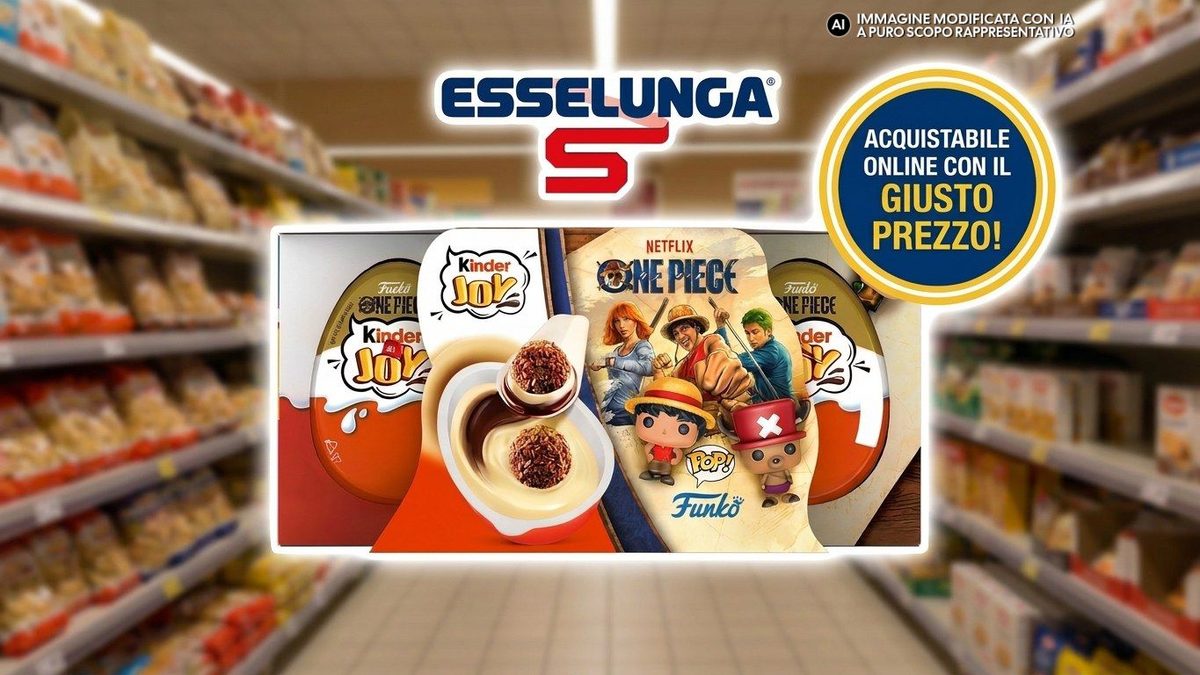 Esselunga al top su One Piece: ci sono i Kinder Joy Funko acquistabili online a basso prezzo