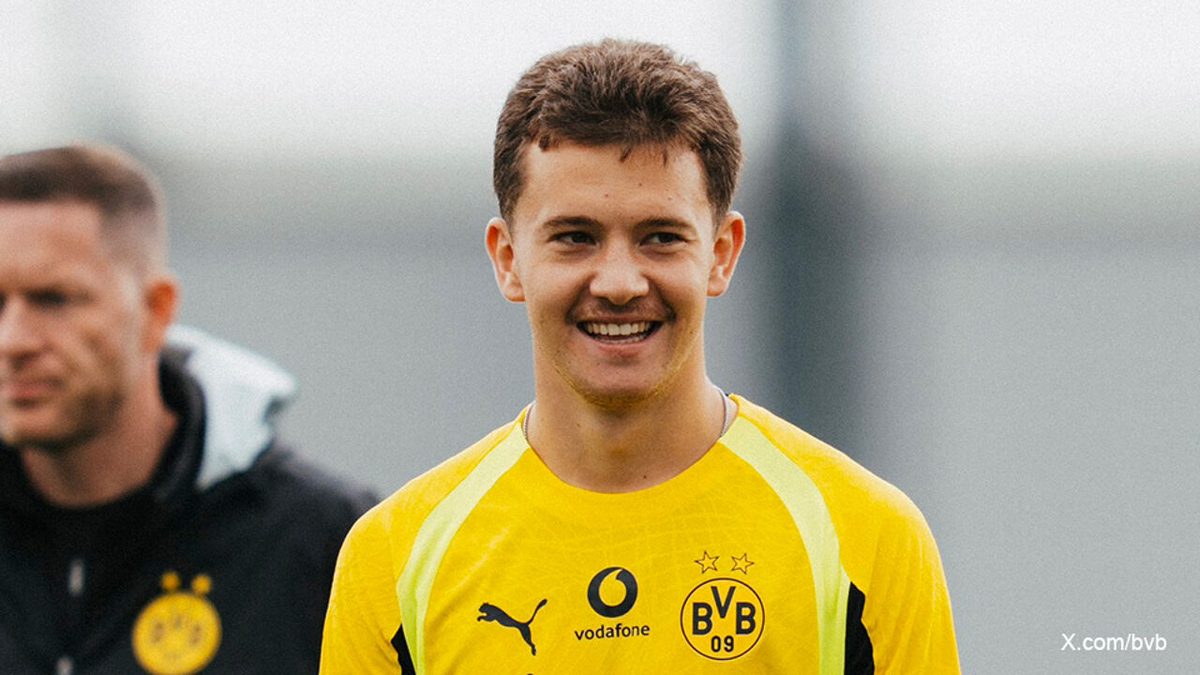 "Kos is weer bij het team!": Dortmund deelt positieve update over Karetsas, die na schrikmoment opnieuw kan trainen
