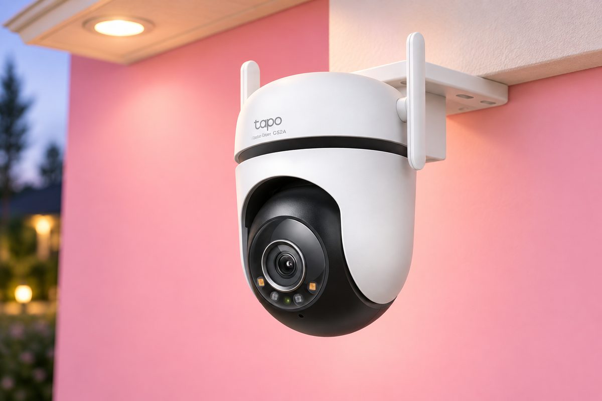 Tapo C52A a 46,99€ vede il cortile a 360° anche di notte