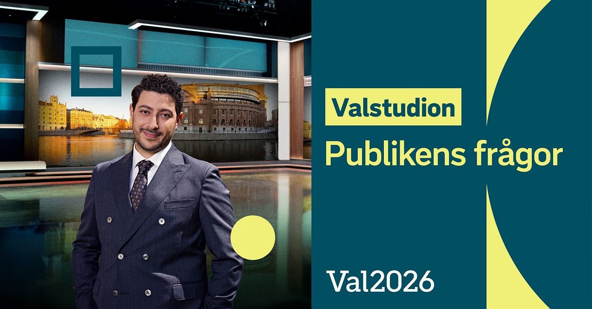 Val 2026: Valstudion med publikens frågor