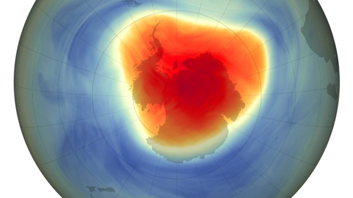 Umwelt: Ozonloch über der Antarktis so klein wie selten seit 1990