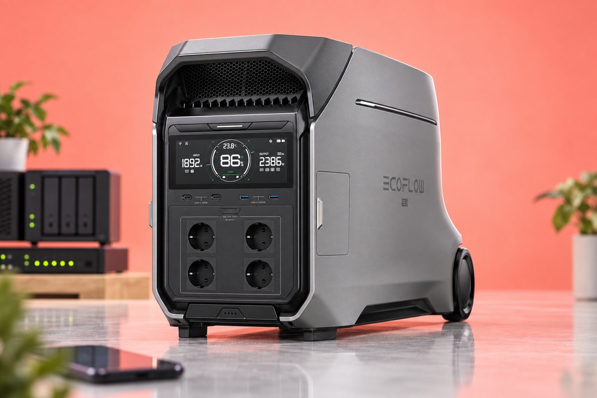 EcoFlow DELTA Pro 3 a 3.247€, 4.096 Wh per un backup domestico serio