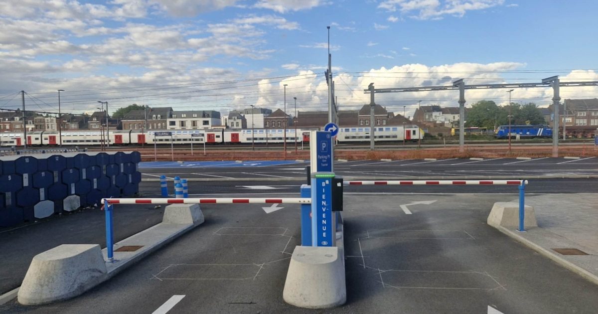 Tournai : Le parking “avant” de la gare sera mis en service ce jeudi