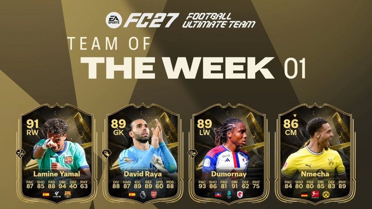EA Sports FC 27: disponibile il TOTW 1, ma presto arrivano anche gli Ones to Watch