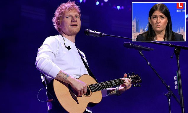 Labour's Lisa Nandy backs Ed Sheeran as star faces being 'cancelled' in support acts row - suggesting it was right to d…