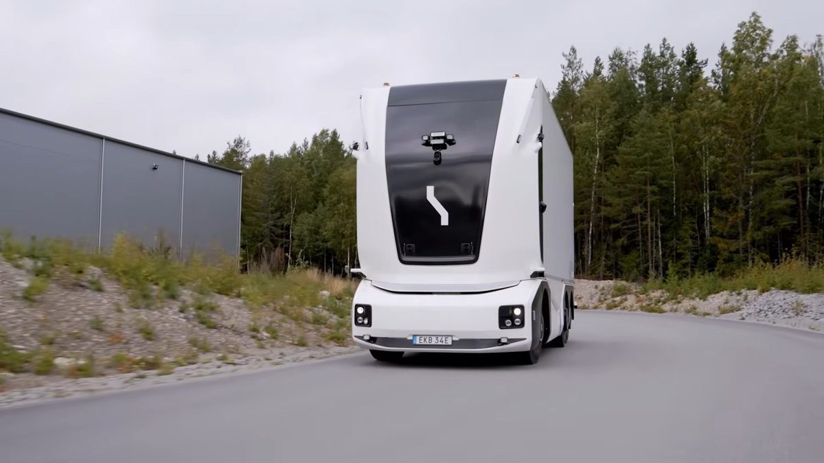 Lidl fait rouler le premier camion de livraison sans cabine ni chauffeur