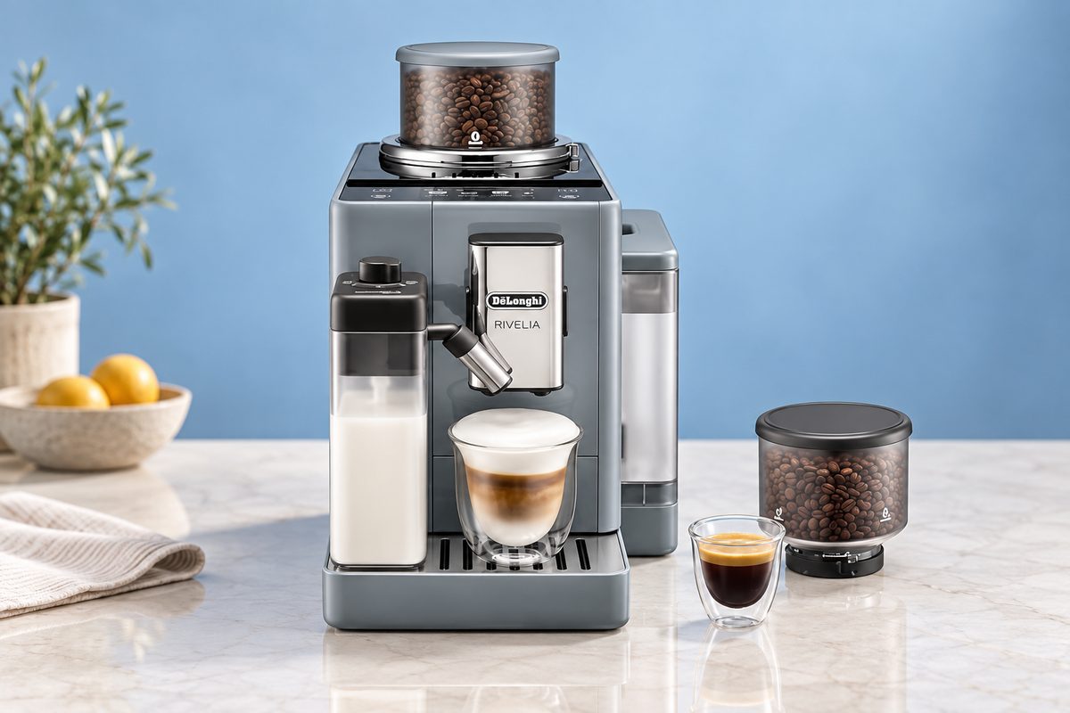 De'Longhi Rivelia a 552€, minimo storico per cambiare miscela al volo
