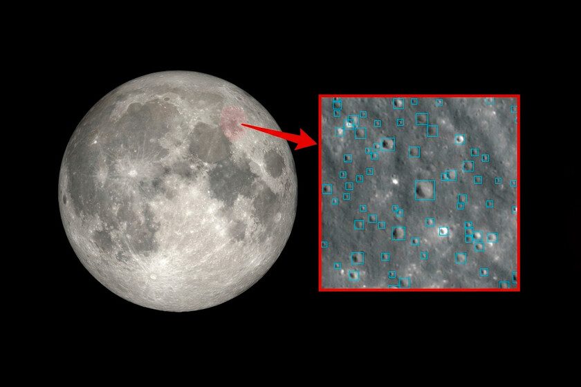 La NASA quiere entender mejor la Luna antes de volver allí. Ha creado con IBM una IA para encontrar hielo y nuevos crát…