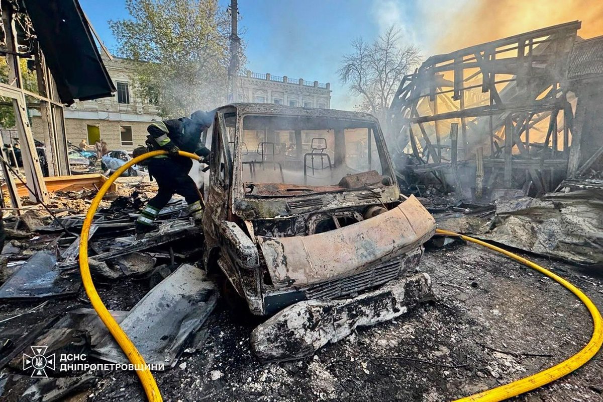Kjøpesenter angrepet i Ukraina – minst tre drept og over 30 såret