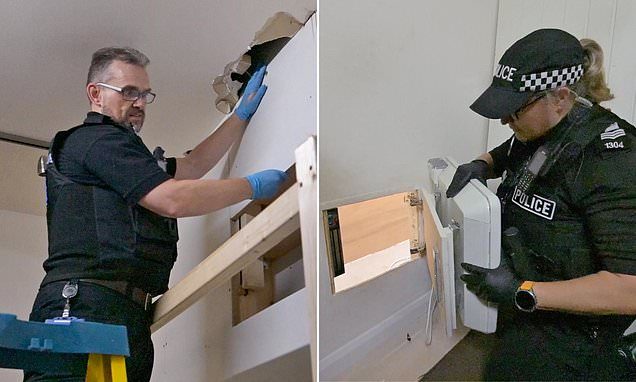 What's really under the counter at the vape shop: The elaborate hidden chambers dodgy shop owners use to stash illicit…