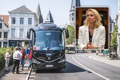 Tot 100 toeristenbussen per dag in Gentse binnenstad: vanaf 2029 worden ze grotendeels uit centrum geweerd