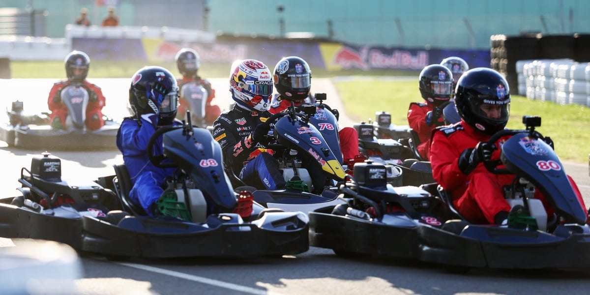 Watch Max Verstappen Pass Dozens of Karts in One Start While Racing 100 Other Drivers