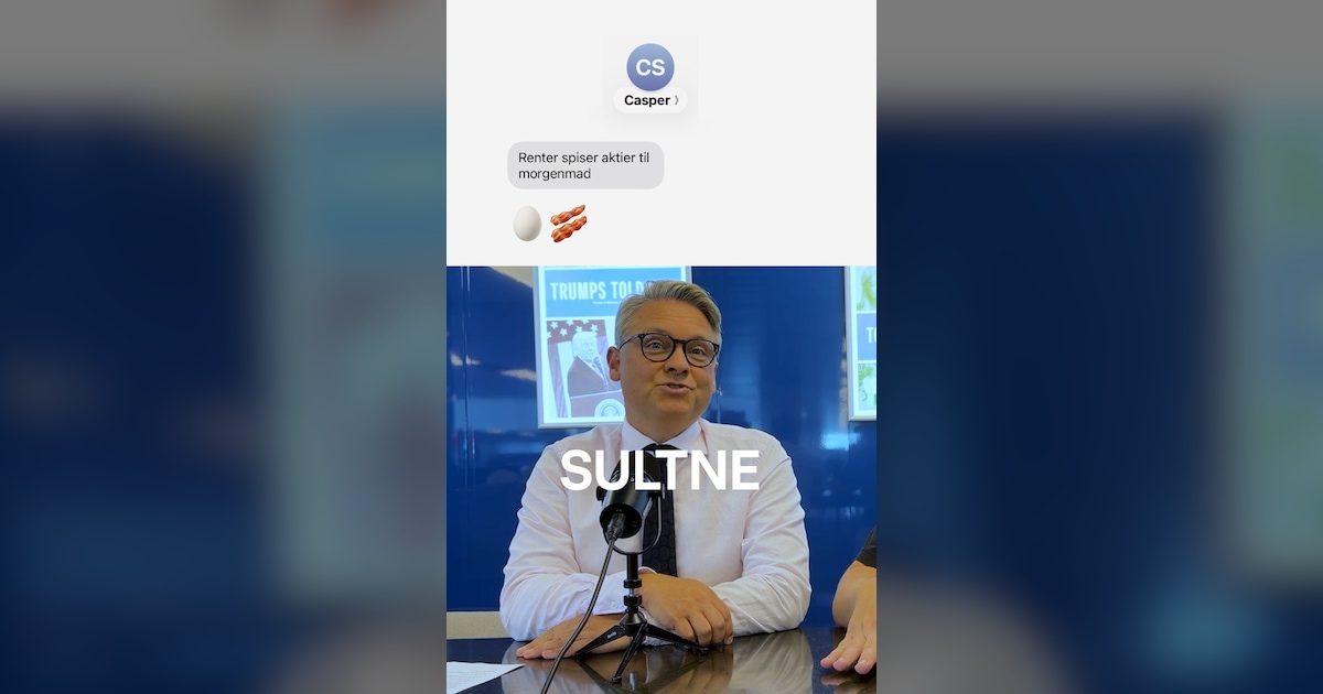 Renter spiser aktier til morgenmad🥚🥓