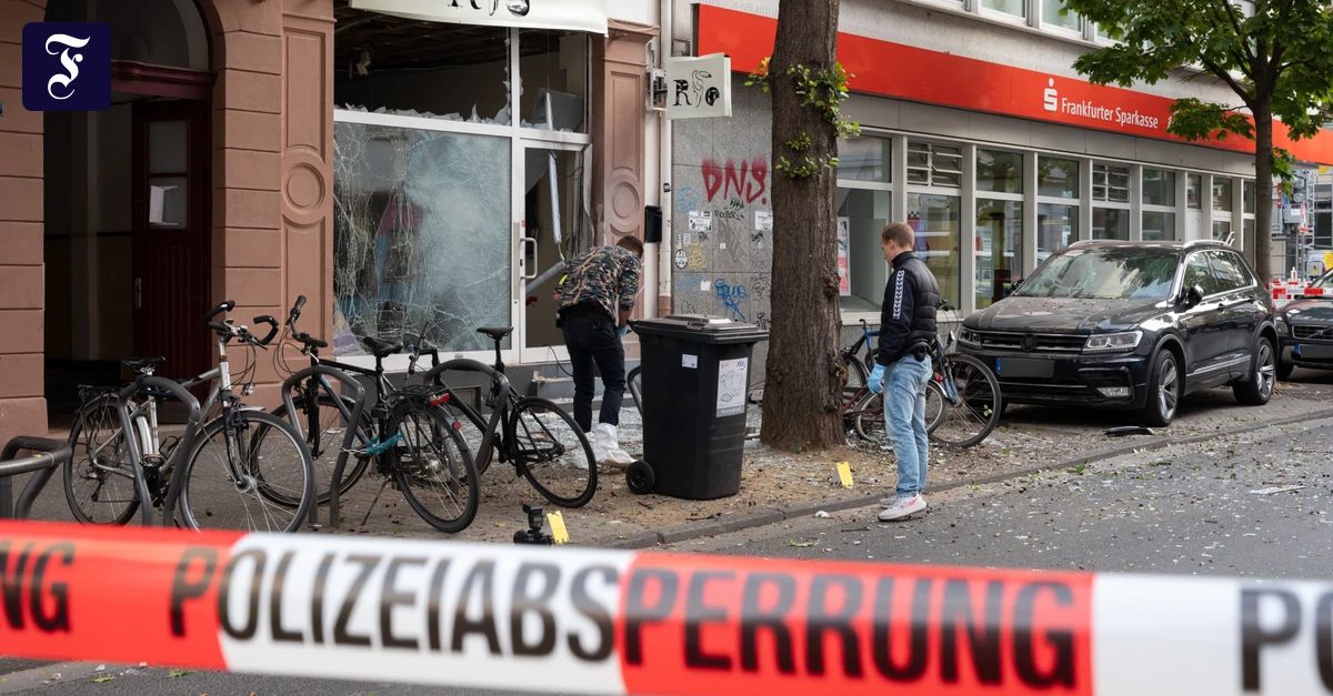 Explosionen vor Läden: Anschläge in Frankfurt mit Bezügen zur Organisierten Kriminalität