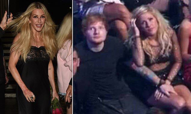 Ellie Goulding is branded an 'icon' as she gives a simple response after being dragged into Ed Sheeran row