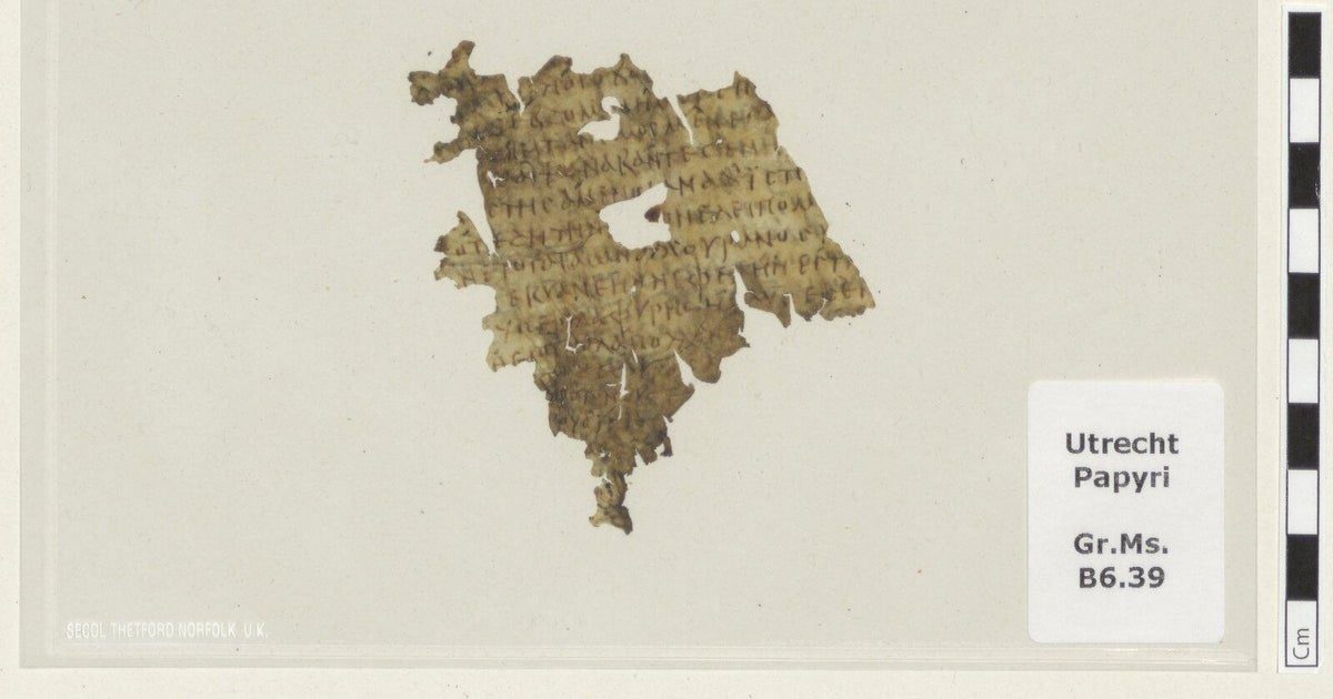 1,700-year-old fragment of "Odyssey" discovered inside library book