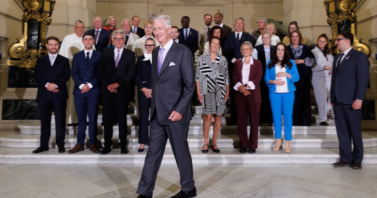 Le roi Philippe a reçu 12 "héros du quotidien" au Palais (PHOTOS)