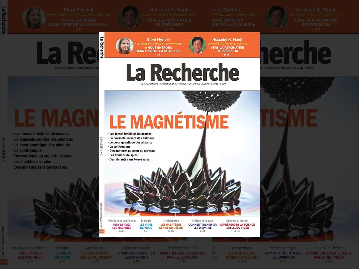 "Le magnétisme" : le nouveau trimestriel La Recherche est disponible