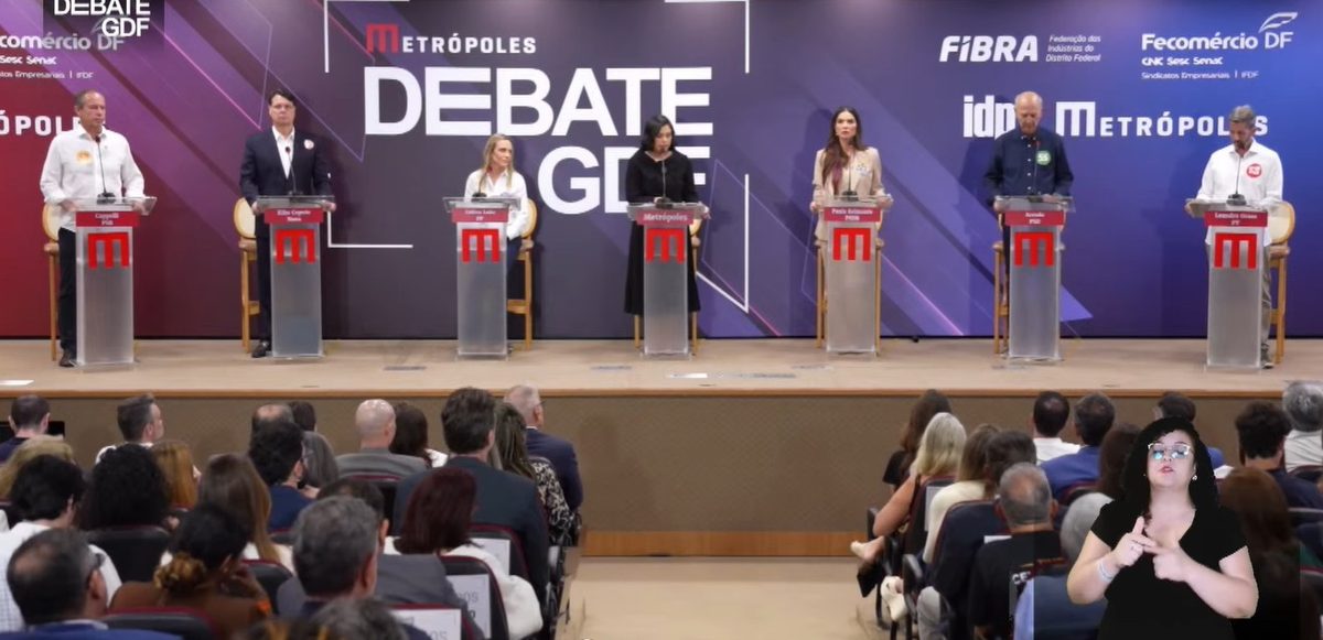 Troca de insultos, farpas e acusações marcam mais um debate entre os candidatos ao GDF