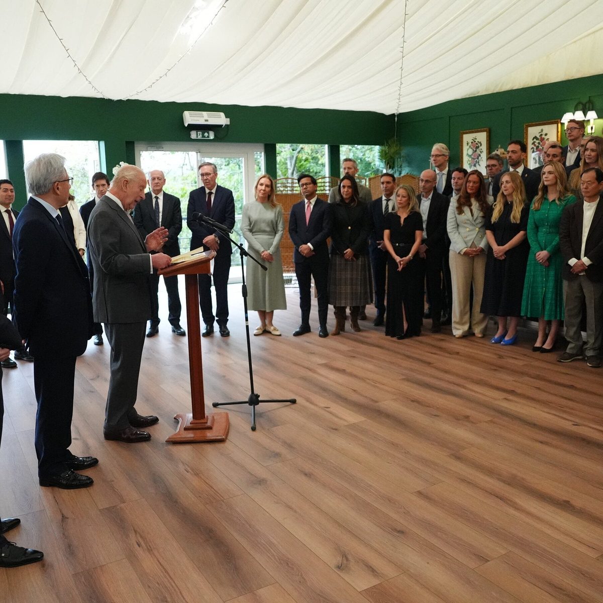 King Charles Meets With A.I. Executives About Safety Risks
