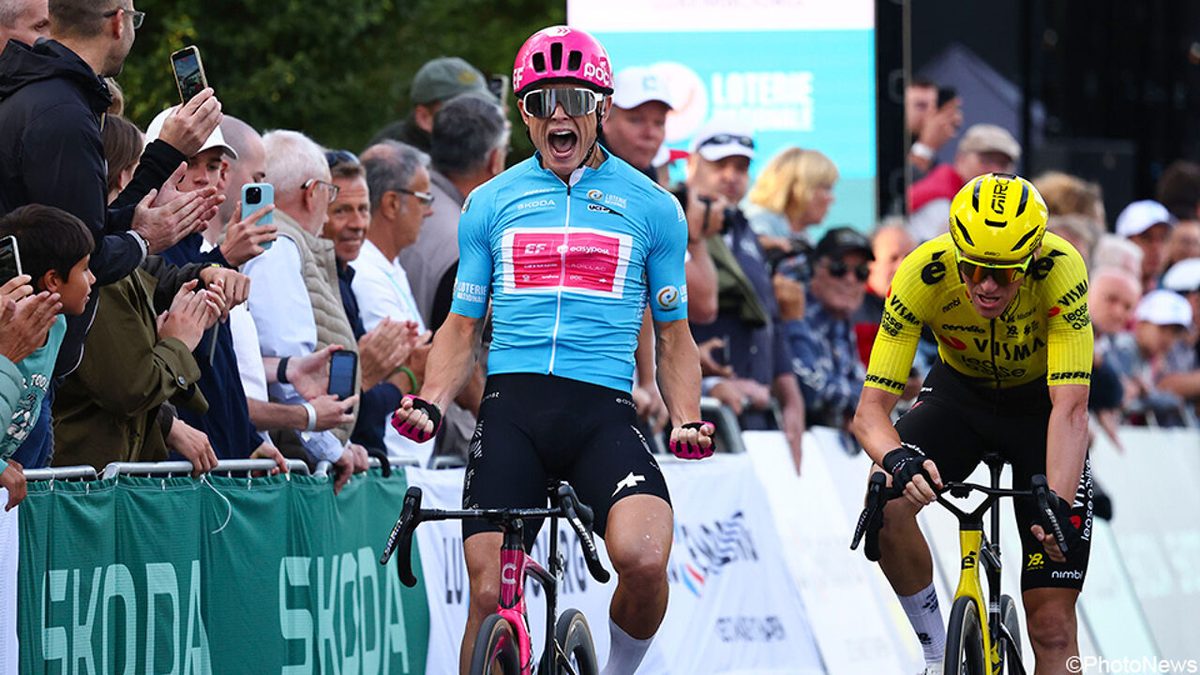 Geen 2 op 2: Mathieu van der Poel valt helemaal stil in Luxemburg, Marijn van den Berg wint na lange sprint