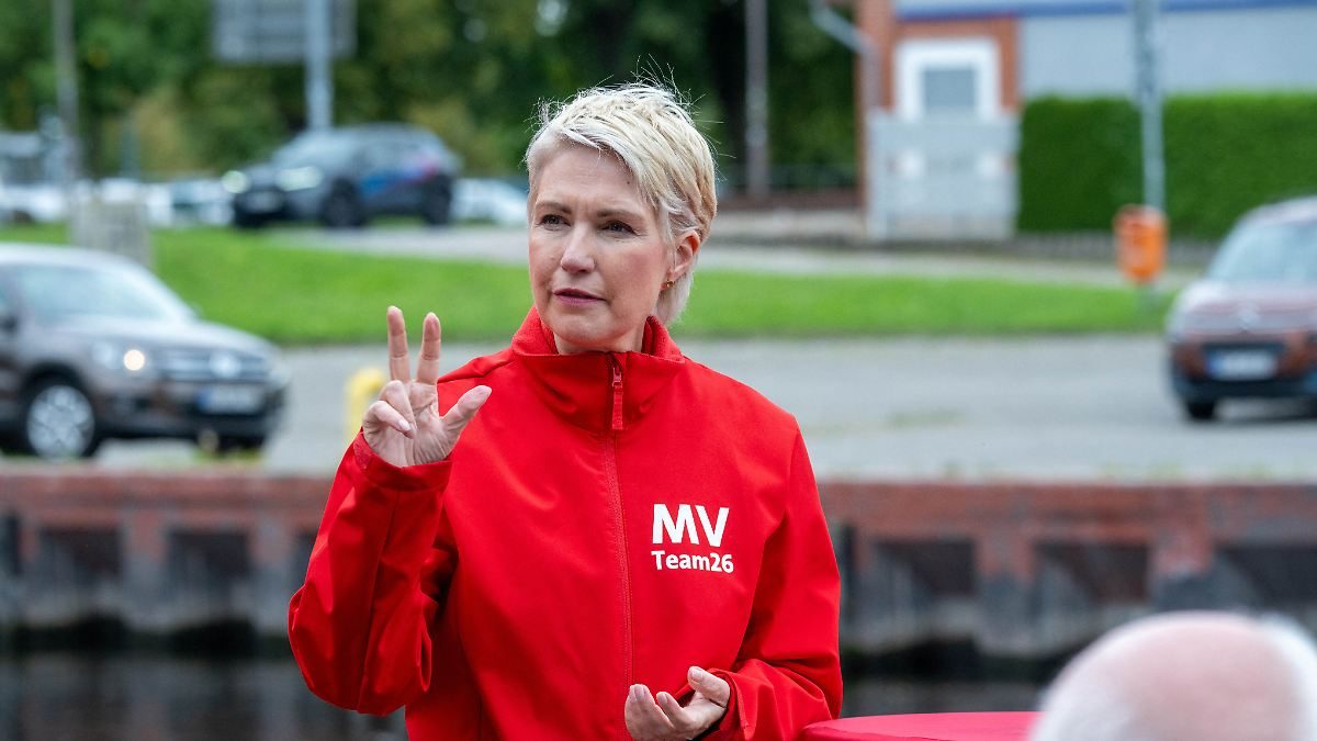 Umfrage Mecklenburg-Vorpommern: Drei Tage vor der Wahl: Schwesigs SPD überholt die AfD