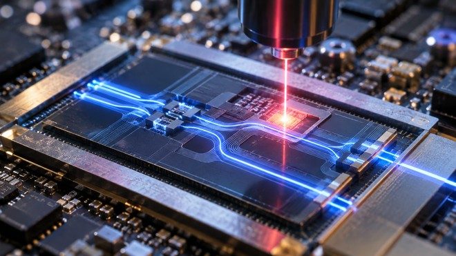 Chip fotonici, un laser taglia del 95% la luce riflessa
