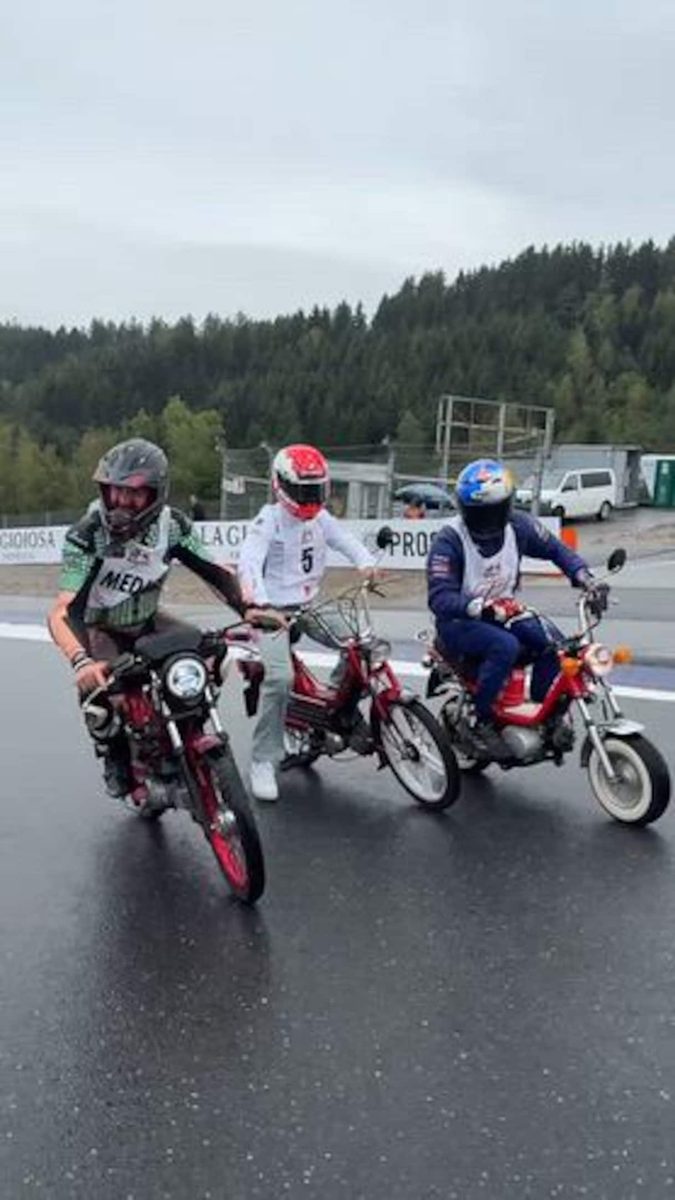 Da MotoGP a MopedGP: il weekend in Austria è iniziato così