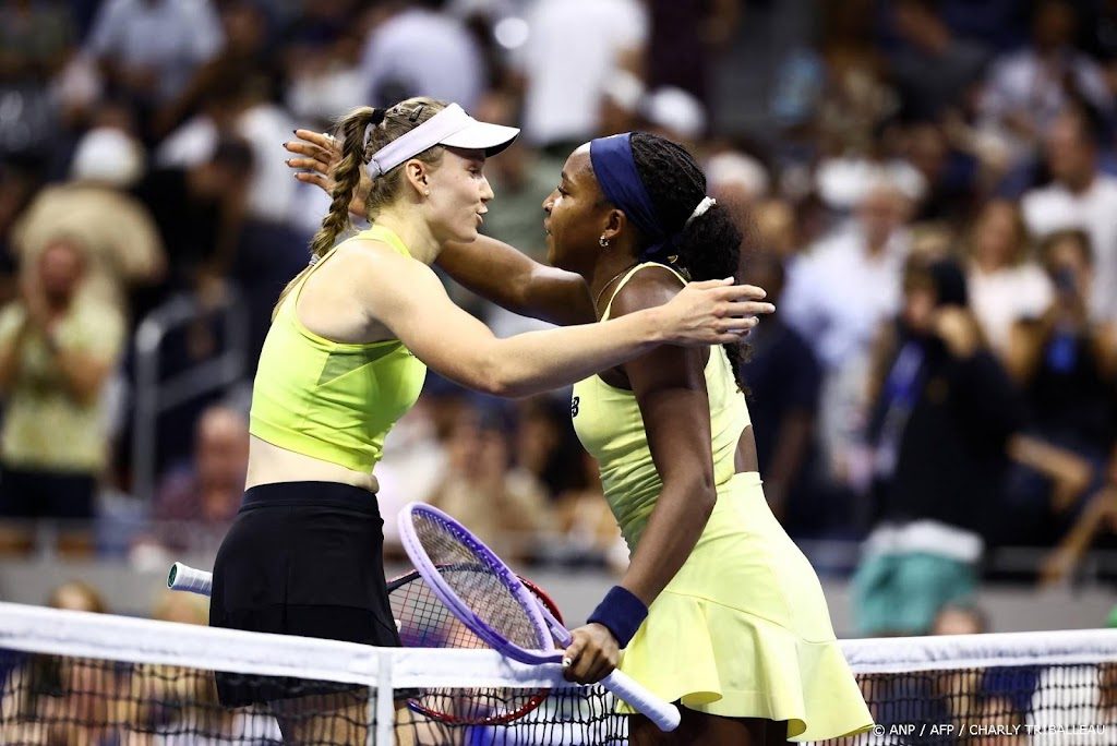 Rybakina naar finale US Open na winst op Gauff