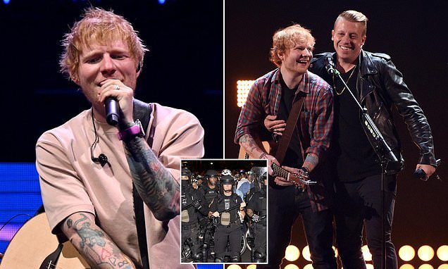 Ed Sheeran beefs up security at next tour stop in Philadelphia after Macklemore was dropped over 'Free Palestine' speech