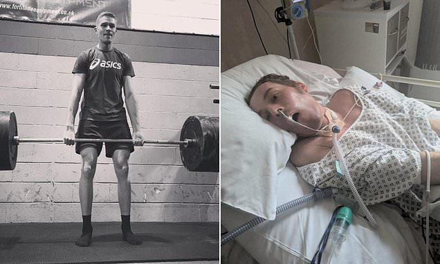Family of fitness fanatic, 34, left paralysed after doctors dismissed his deadly brain condition for a virus sue NHS