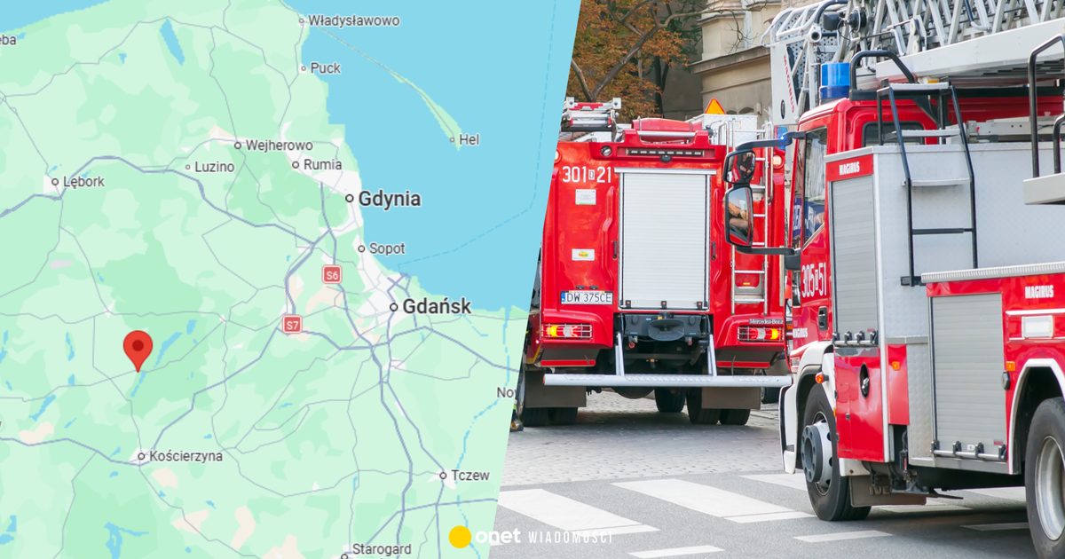 Tragiczny wypadek na Pomorzu. Kierowca auta zderzył się z samochodem ciężarowym
