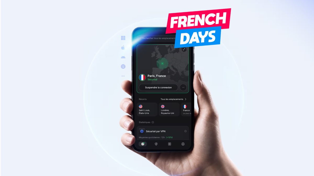 French Days : NordVPN passe à 3,37€/mois avec 4 mois offerts sur le forfait Basique