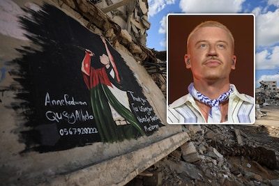 Macklemore geëerd met muurschildering in Gaza na ophef rond Ed Sheeran tournee