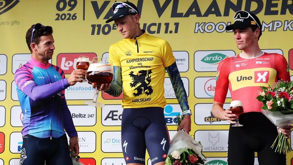 Merlier kroont zich tot 'Kampioen van Vlaanderen', gehavende Groenewegen tweede