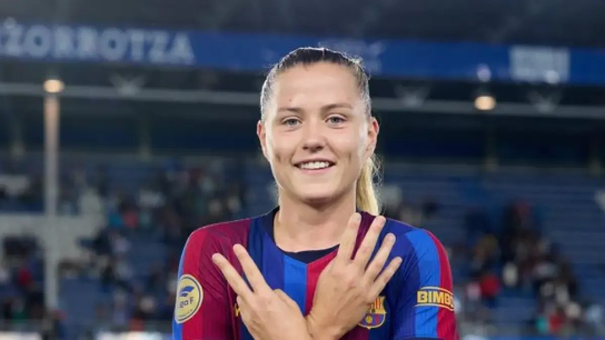 0-6: Pina hace un 'hat trick' con un memorable gol desde medio campo
