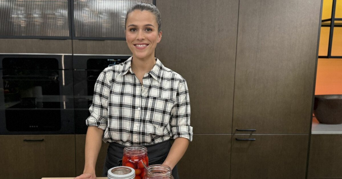 Vafler med søtt og salt fyll