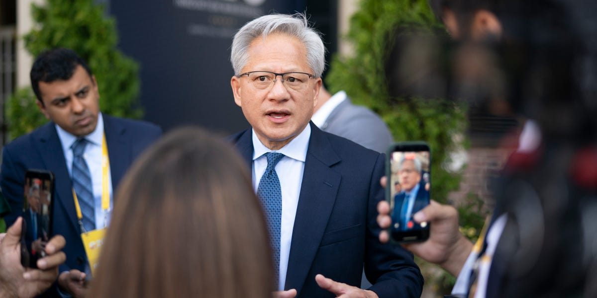 Nvidia CEO Jensen Huang says cybersecurity is AI's next blockbuster app