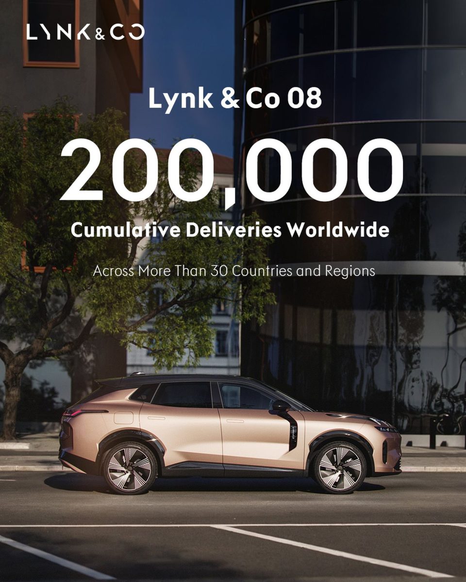 Lynk & Co har levererat 200.000 exemplar av 08 EM-P