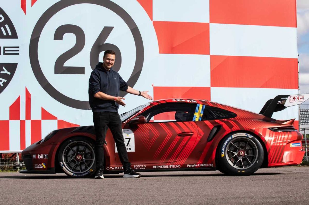 Vi har spanat in nya Porsche 911 Cup på Mantorp