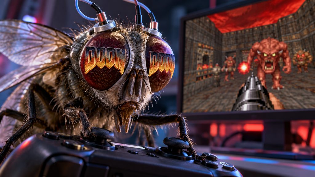 Une mouche qui joue aux jeux vidéo : grâce à une expérience de Google, cet ingénieur fait jouer le cerveau de l'insecte…