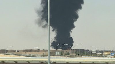 Grote hinder op luchthaven Riyad na meldingen van vlammen en zwarte rook