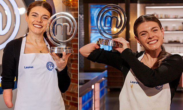 Paralympian Lauren Steadman is crowned winner of Celebrity MasterChef after tense final