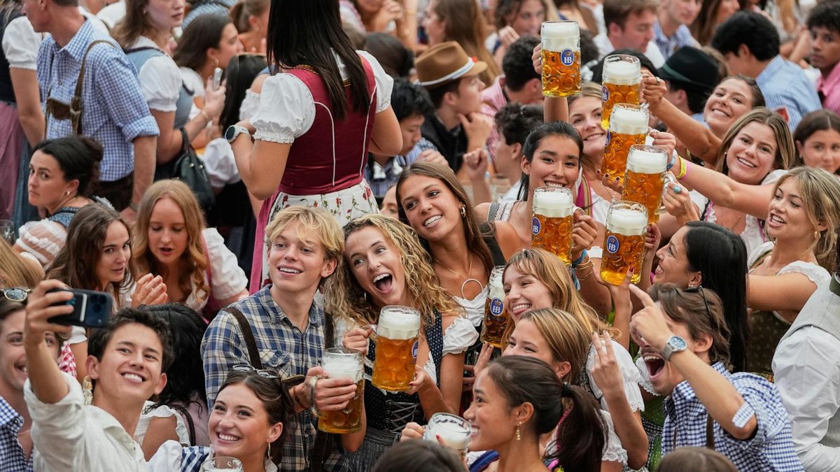 Munich's Oktoberfest roars to life as the mayor taps the first keg