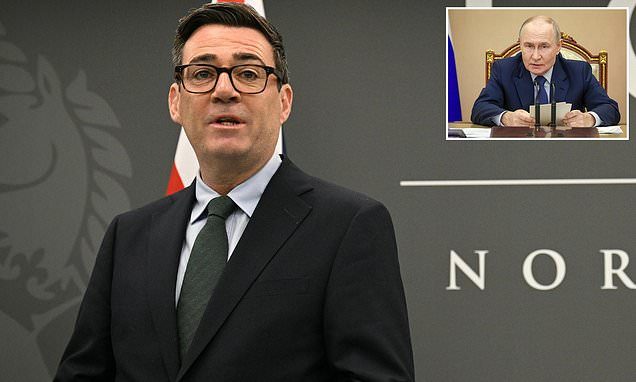 Burnham faces demands to come clean with Brits about Russian 'shadow war' and hike defence spending - as France, Poland…