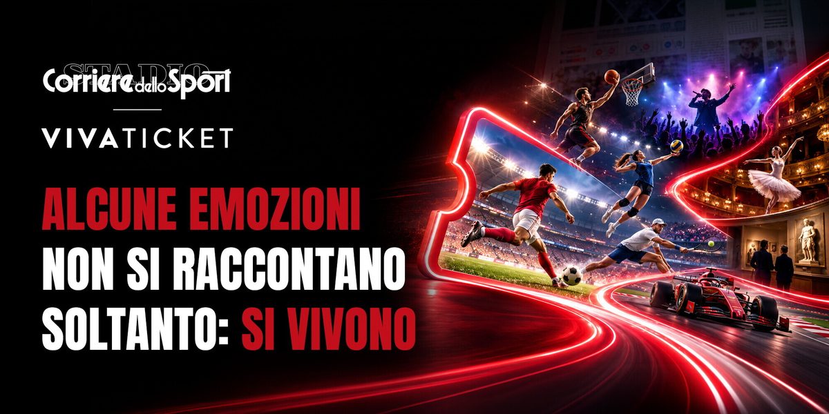 Nasce Corriere dello Sport-Ticket, la nuova piattaforma per acquistare biglietti di sport, concerti e grandi eventi